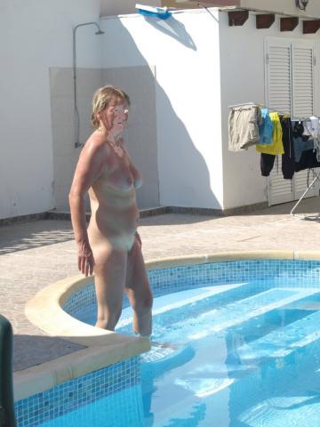 Wife Nude Pool